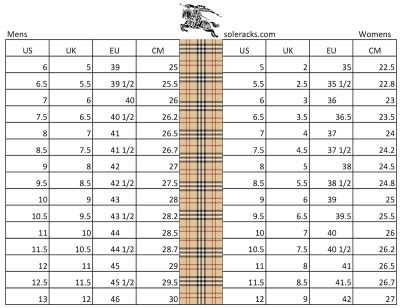 burberry shorts size chart|burberry shorts in black.